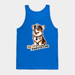 Corgi Police Tank Top